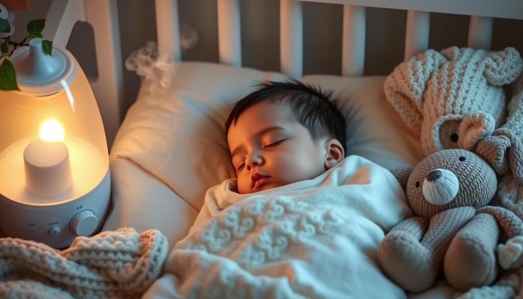 How to help a baby sleep with a stuffy nose